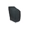 Eevelle MERIDIAN Series, Stacking Chair Cover  - Charcoal Gray, 28L x 47W x 36H MDCHRSTK_28W_36D_47H-CHL - alternate 1